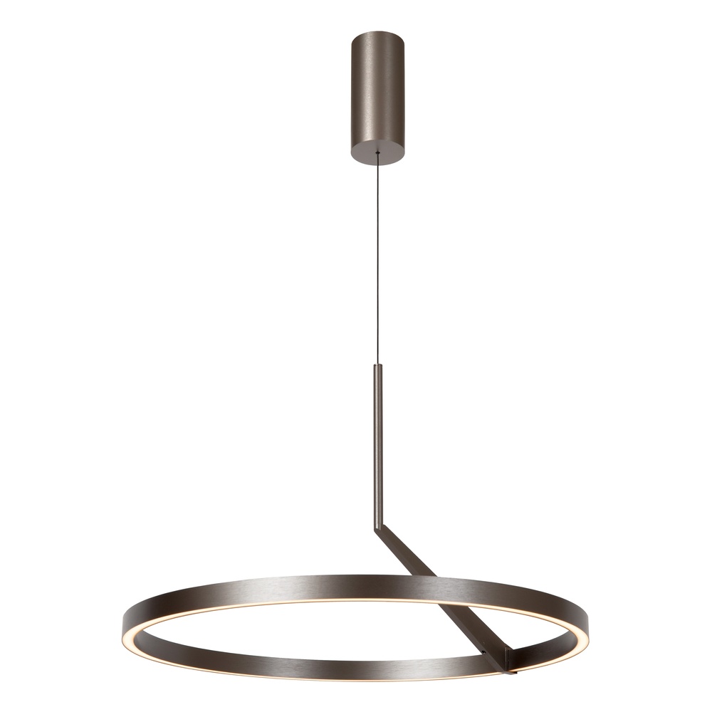 Premium by Lucide Strakke led hanglampApplause Geborsteld metaal - Ø 60cm - 23400/60/15