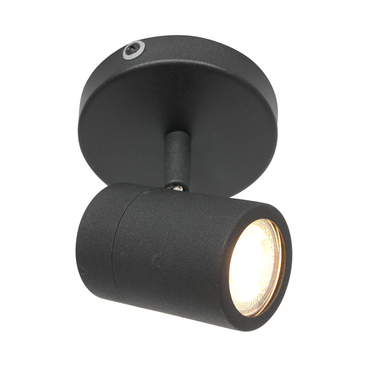 Steinhauer Badkamer spotUpround LED zwart - 2486ZW