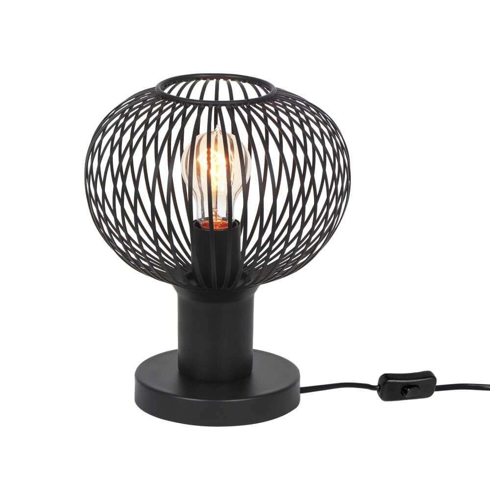 Trio Draad tafellampGila Ø 23cm - zwart - 565700132