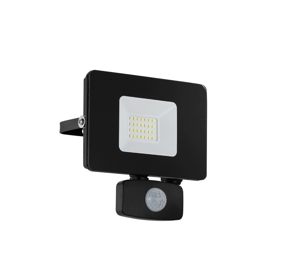 Eglo 20W Led stralerFaedo 3 met bewegingssensor zwart - 97461 afbeelding