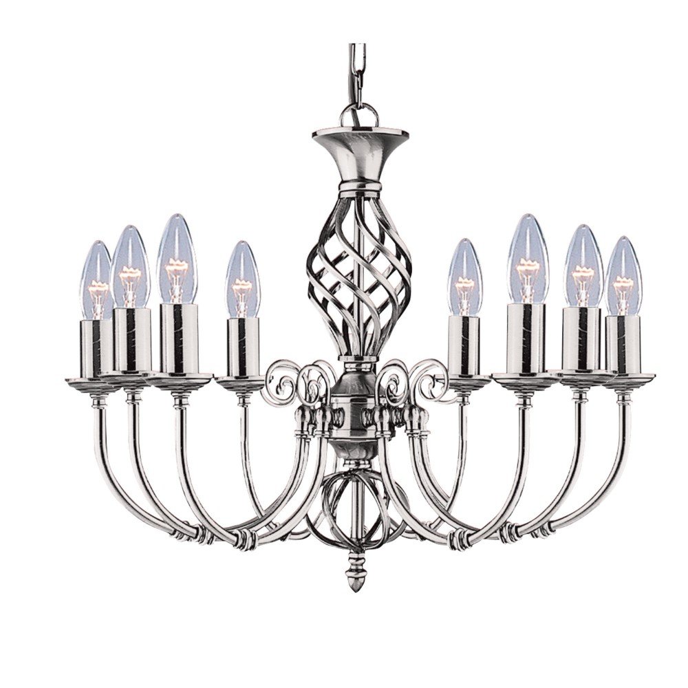 Searchlight Antiek zilveren kroonluchter Zanzibar - 4489-8