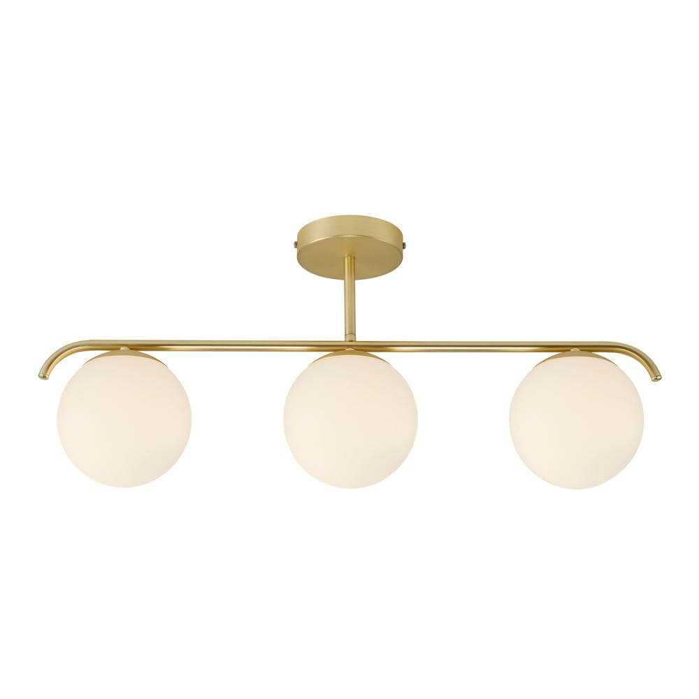 Nordlux Design plafondlampGrant messing 3-lichts - 2010583035