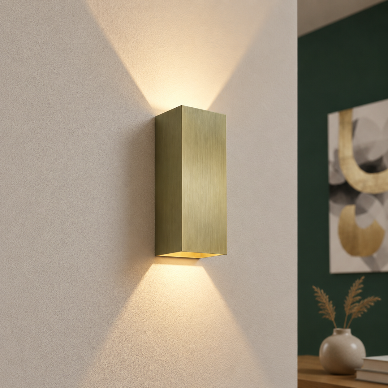 Artdelight Wandlamp Dante XL goud - WL DANTE2 XL MG