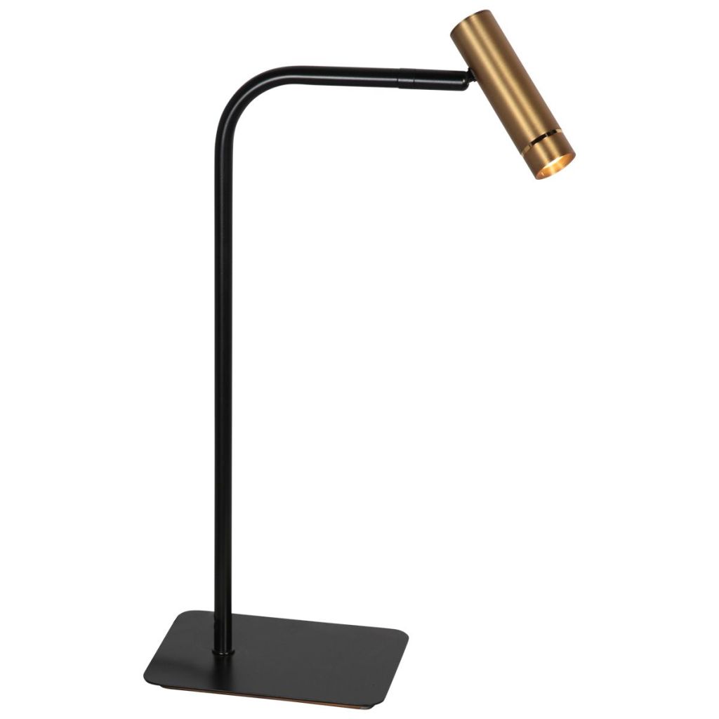 Steinhauer TafellampLumo zwart met goud - 4606BR