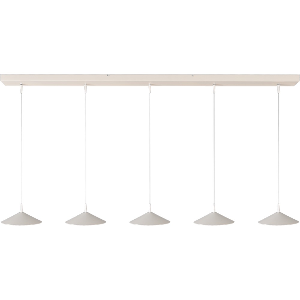 Masterlight 5-lichts hanglamp Ceppo wit Ø 22cm - 2151-1013-1013160522