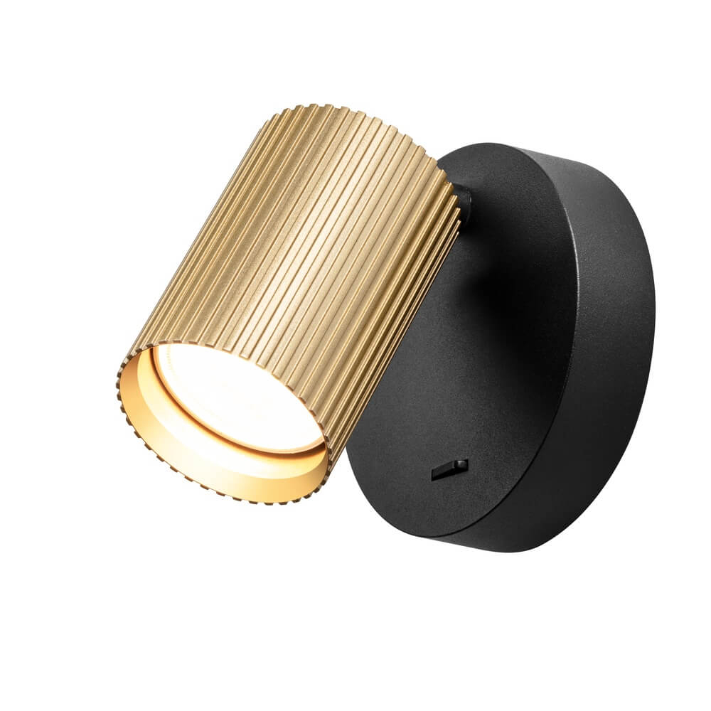 Lyora WandspotjeOnis goud - met schakelaar - 107091