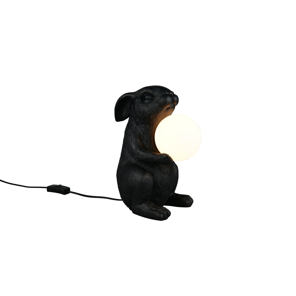 Trio TafellampjeRabbit zwart - R56511002