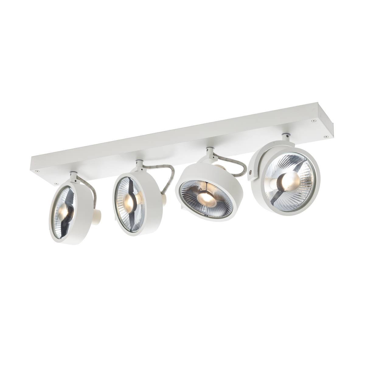 SLV Plafondspot Kalu 4-lichts wit - 1002024