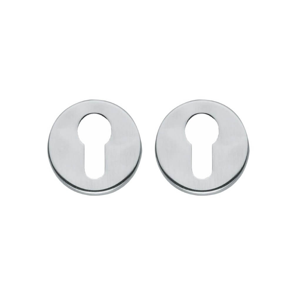Intersteel Set van 2 cilinderrozettenTira rond chroom mat - 0017.318687