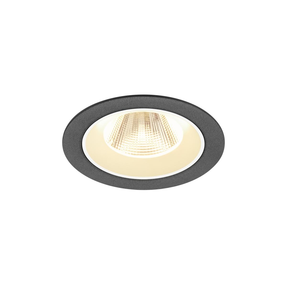 SLV InbouwspotNuminos M zwart/wit 3000K - 20gr - 1009614
