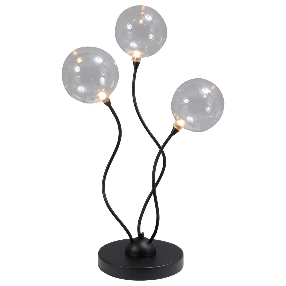 Masterlight Tafellamp Gio 3-lichts zwart - 4915-05-176-DW