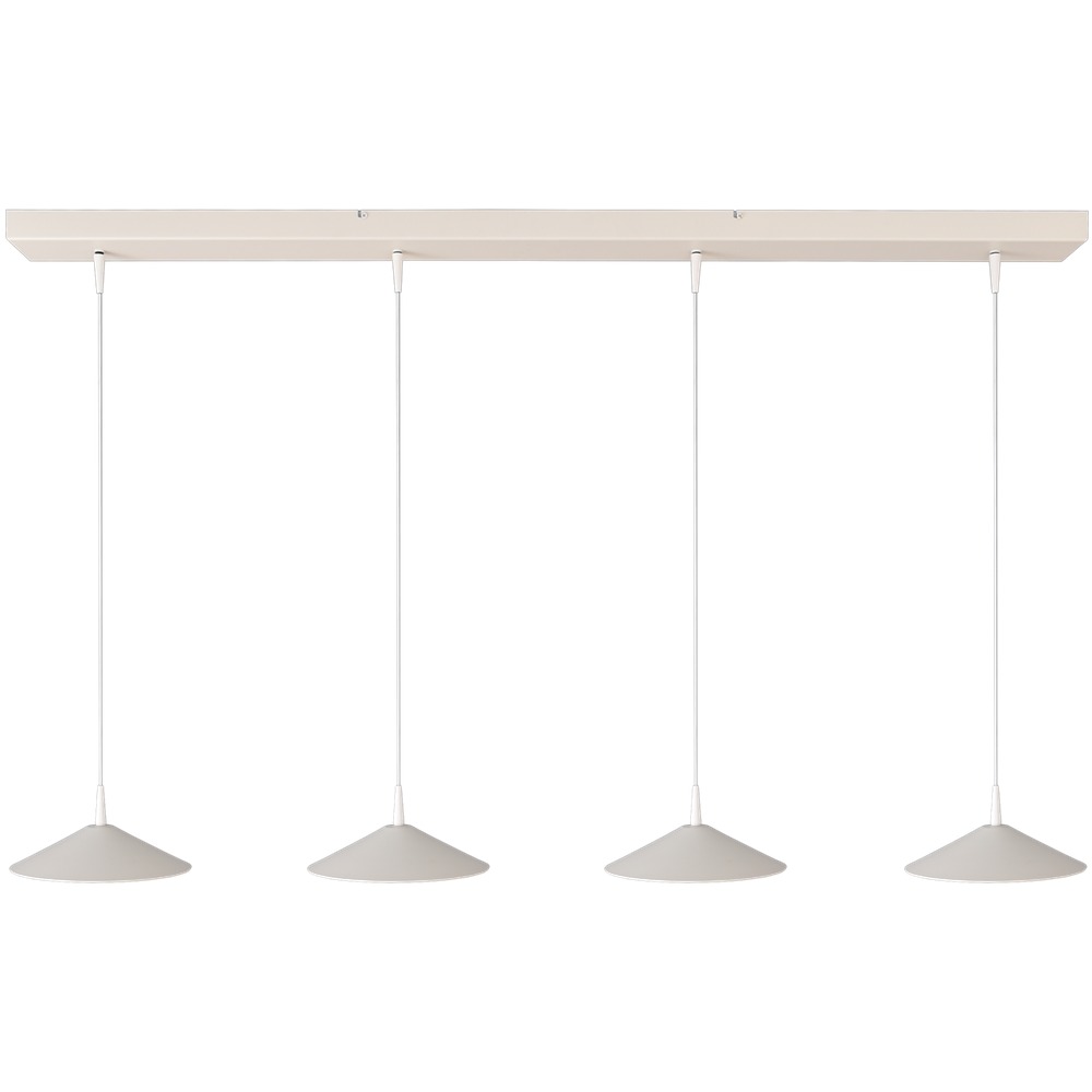Masterlight 4-lichts hanglamp Ceppo wit Ø 22cm - 2151-1013-1013130422