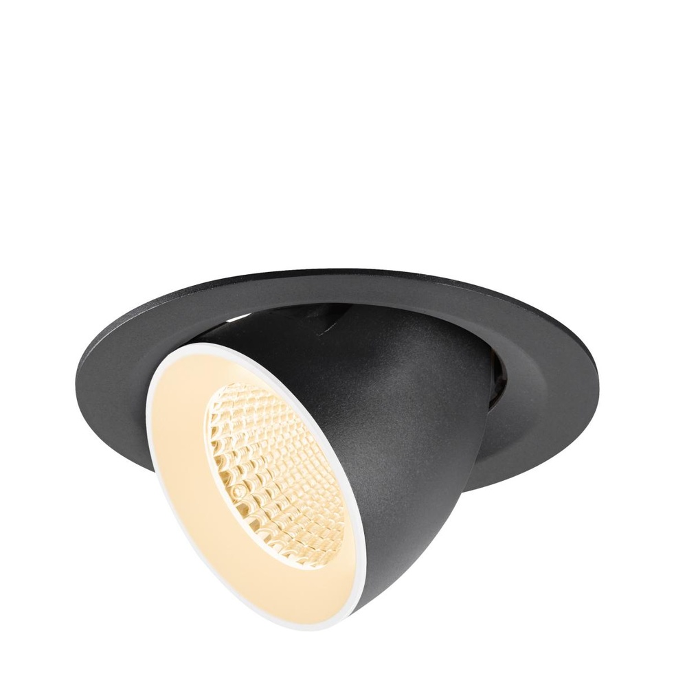 SLV InbouwspotNuminos Gimble M zwart/wit 2700K - 40gr - 1009545