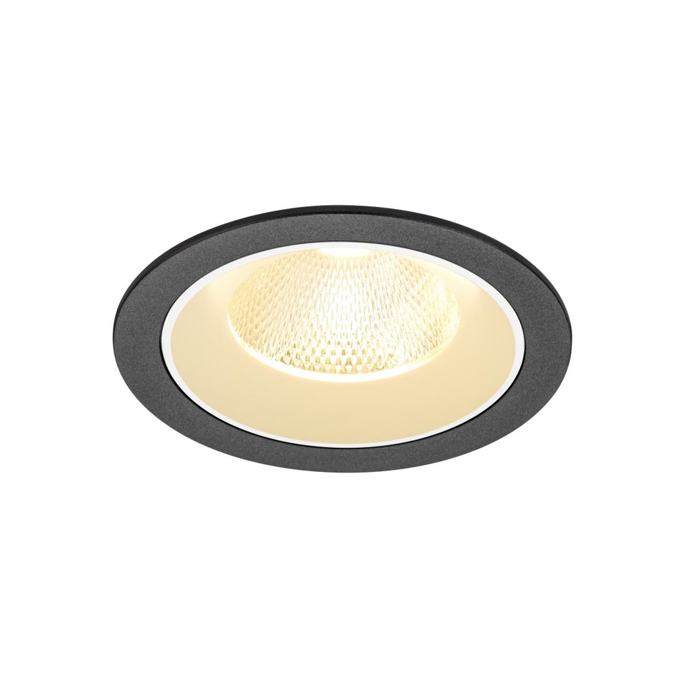 SLV InbouwspotNuminos L zwart/wit 3000K - 20gr - 1009775