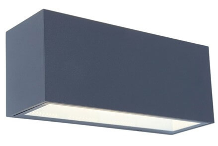 Lutec Rechthoekige wandlamp Gemini modern - 5189104118