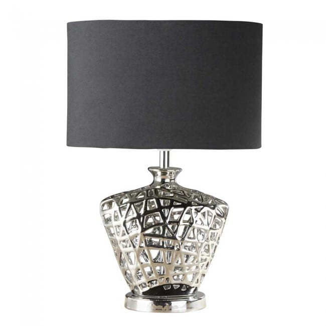 Searchlight Schemerlamp Network chroom met zwart - EU4552CC
