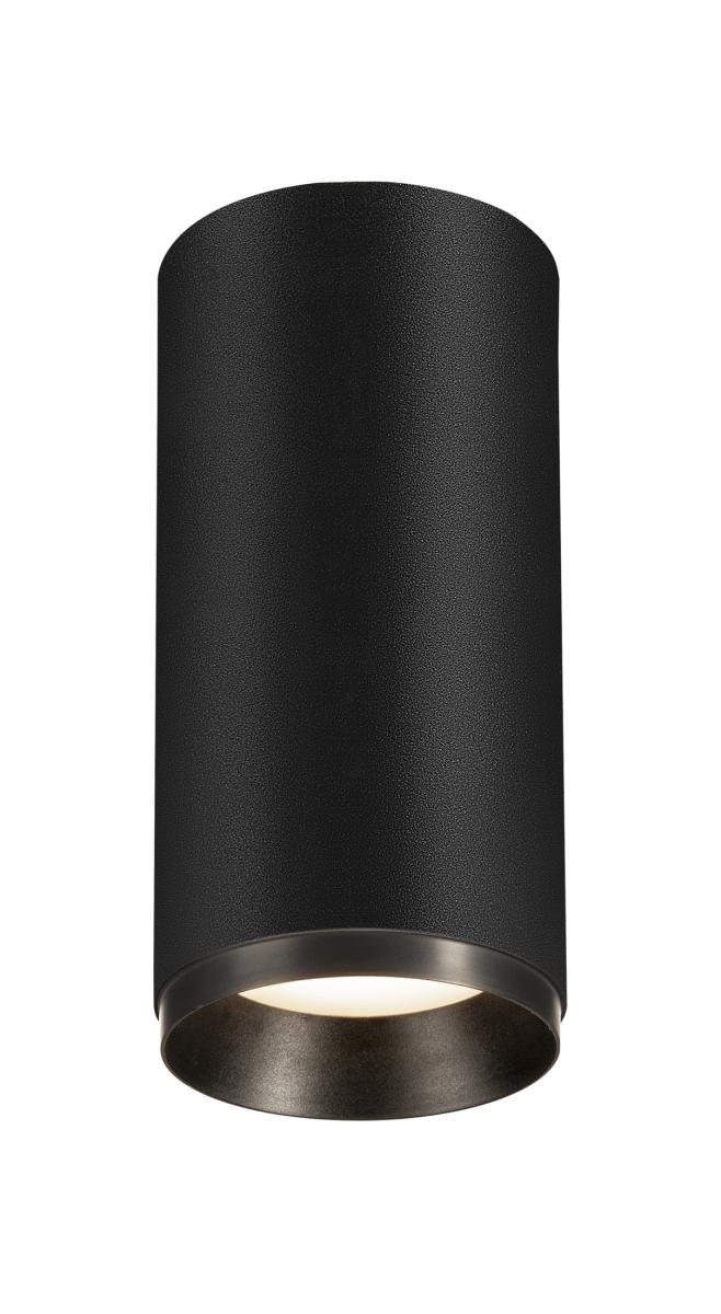 SLV Opbouwspot Numinos M cilinder zwart 4000K - 60gr - 1004236