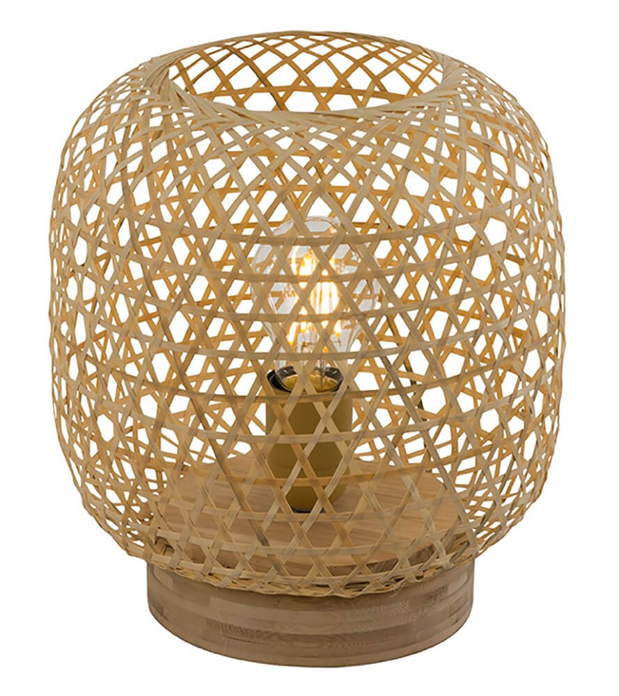 Globo Rotan vloerlampMirena 27cm hoog - 15367T
