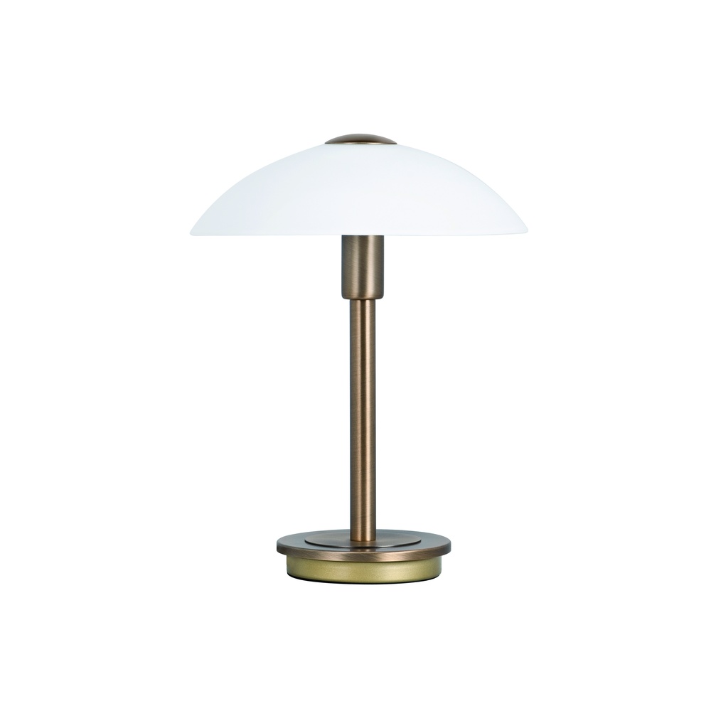 Highlight Klassieke tafellamp Touch koper brons Ø 20cm - T1265.32