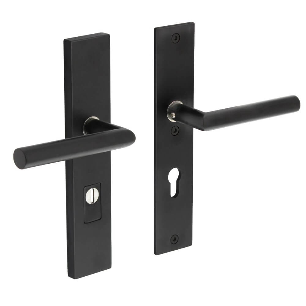 Intersteel AchterdeurbeslagAurano kerntrekbeveiliging PC 72mm recht zwart - 0023.396336Z