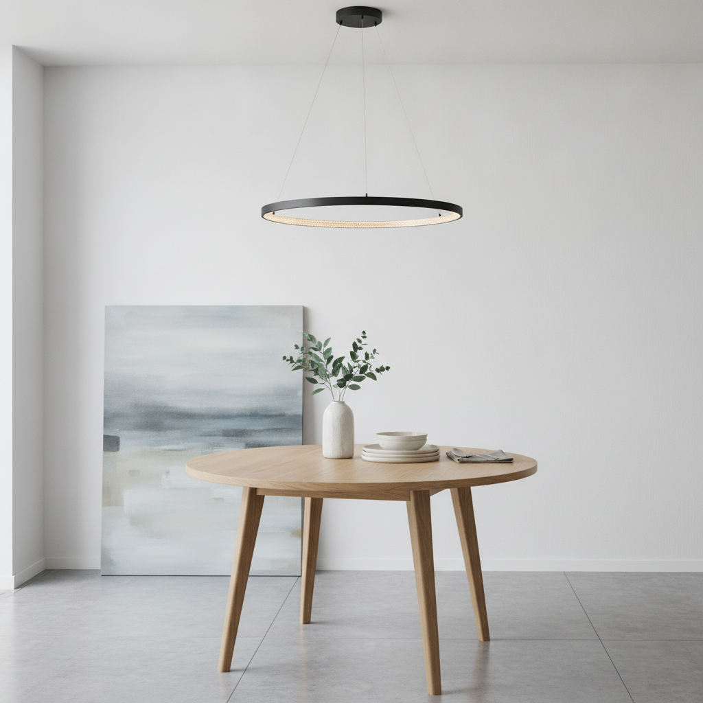 Lyora HanglampPreston zwart Ø 110cm - 110452