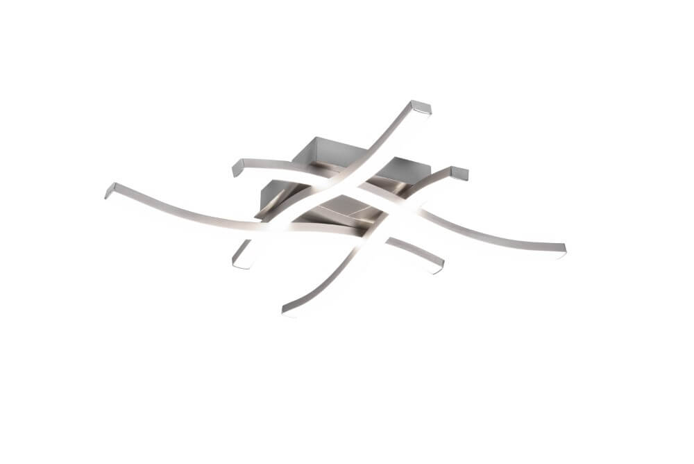Trio Led plafonnièreRoute RVS 4000K - R62474407