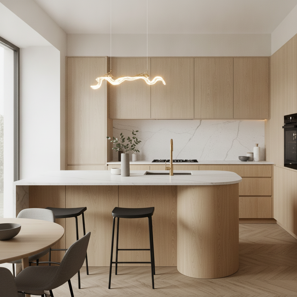 Lyora Gouden hanglampAvesa met helder glas - 9187034