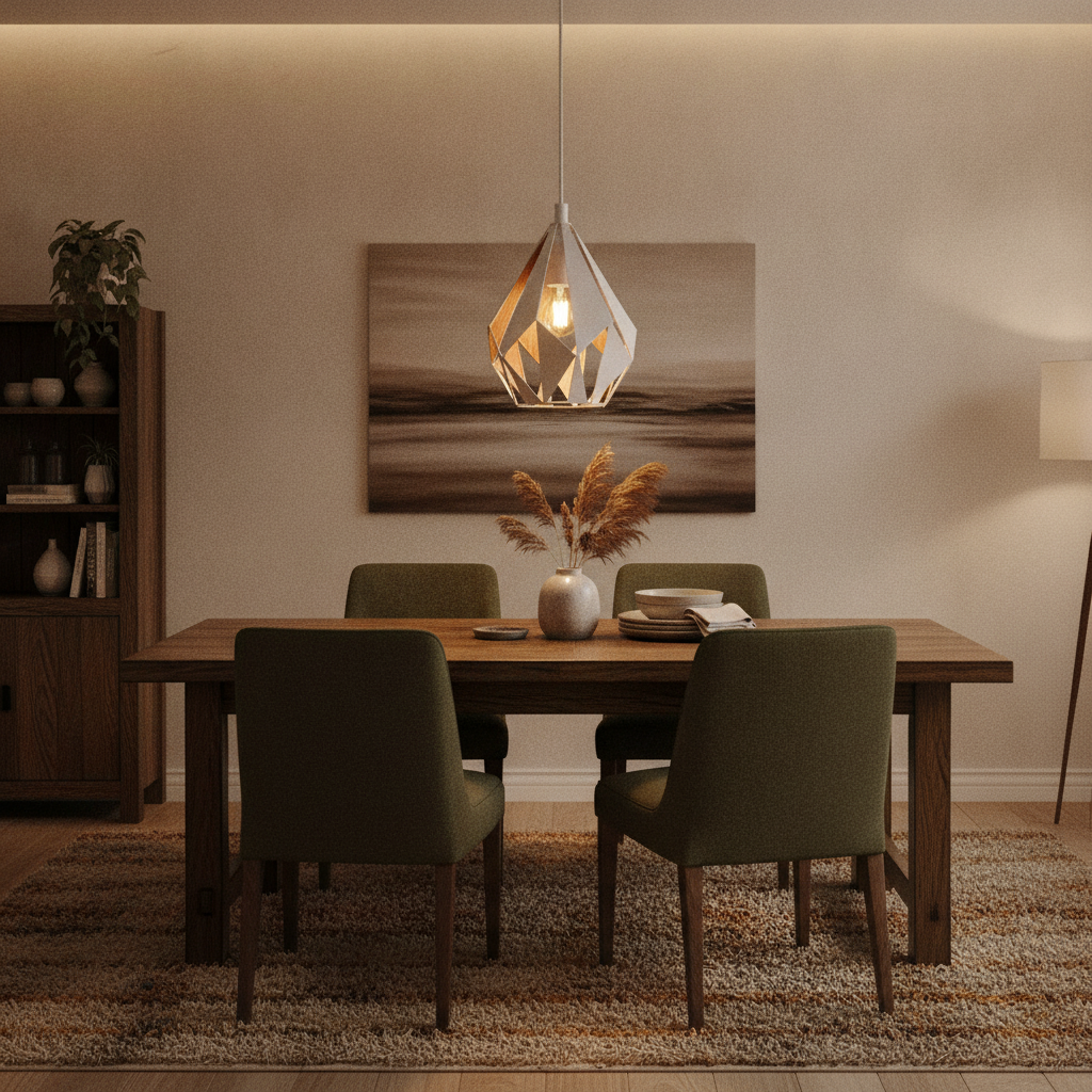 Eglo Hanglamp Carlton 1 20cm wit met goud - 43001