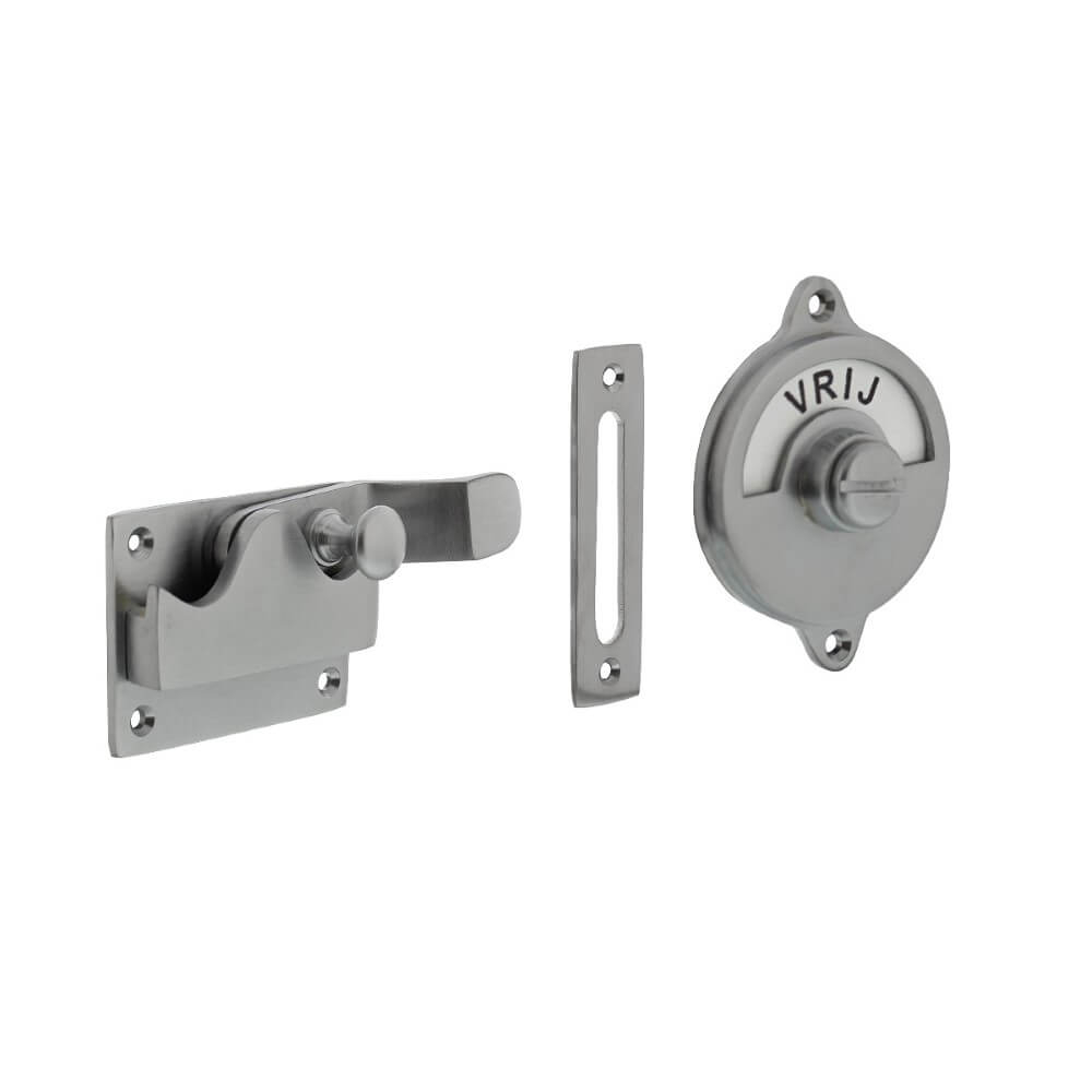 Intersteel WC-overslagTira met bocht mat chroom - 0017.370005