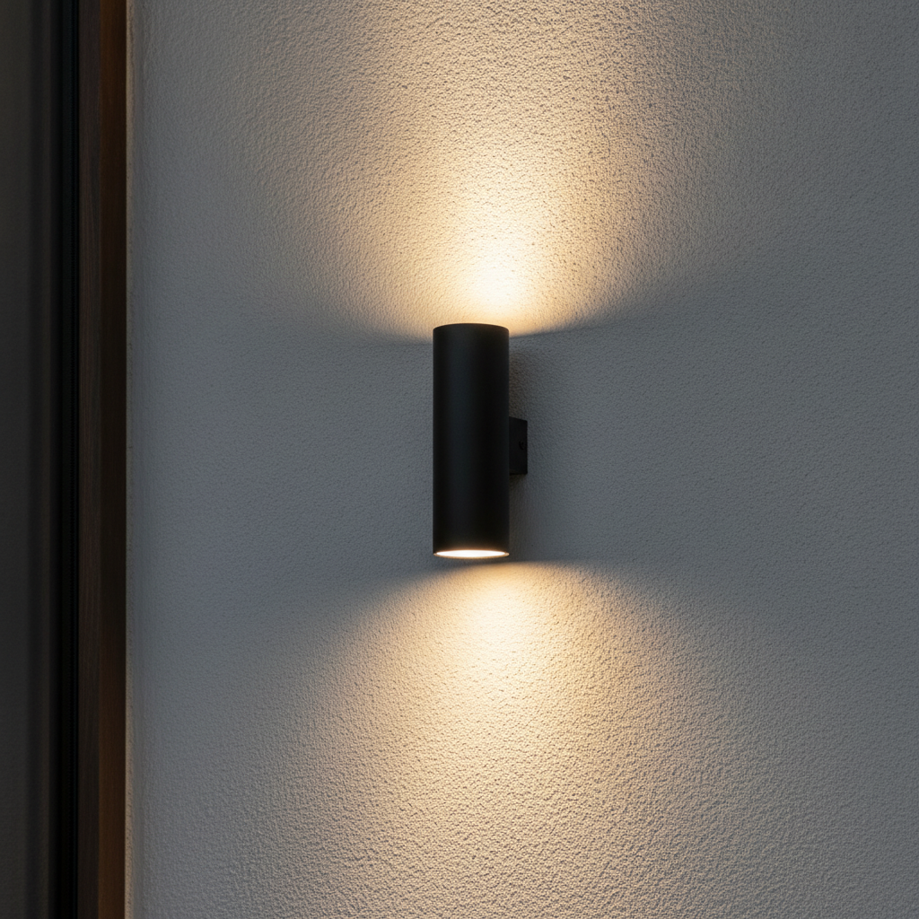 Lyora Zwarte opbouwspotAlp up en downlighter - 108796