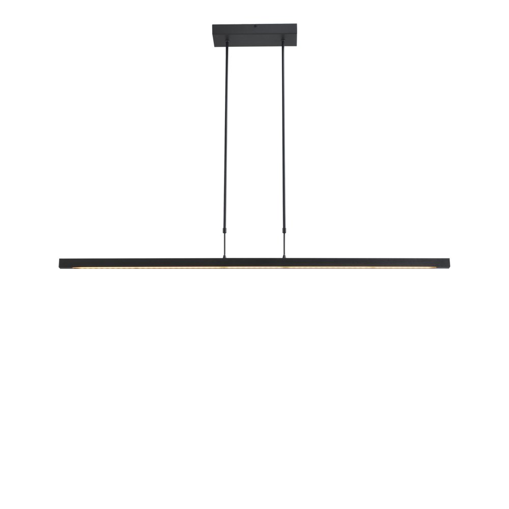 Masterlight Hanglamp eettafel - kantoor Real 3 130cm zwart - 2976-81-S-P-DW