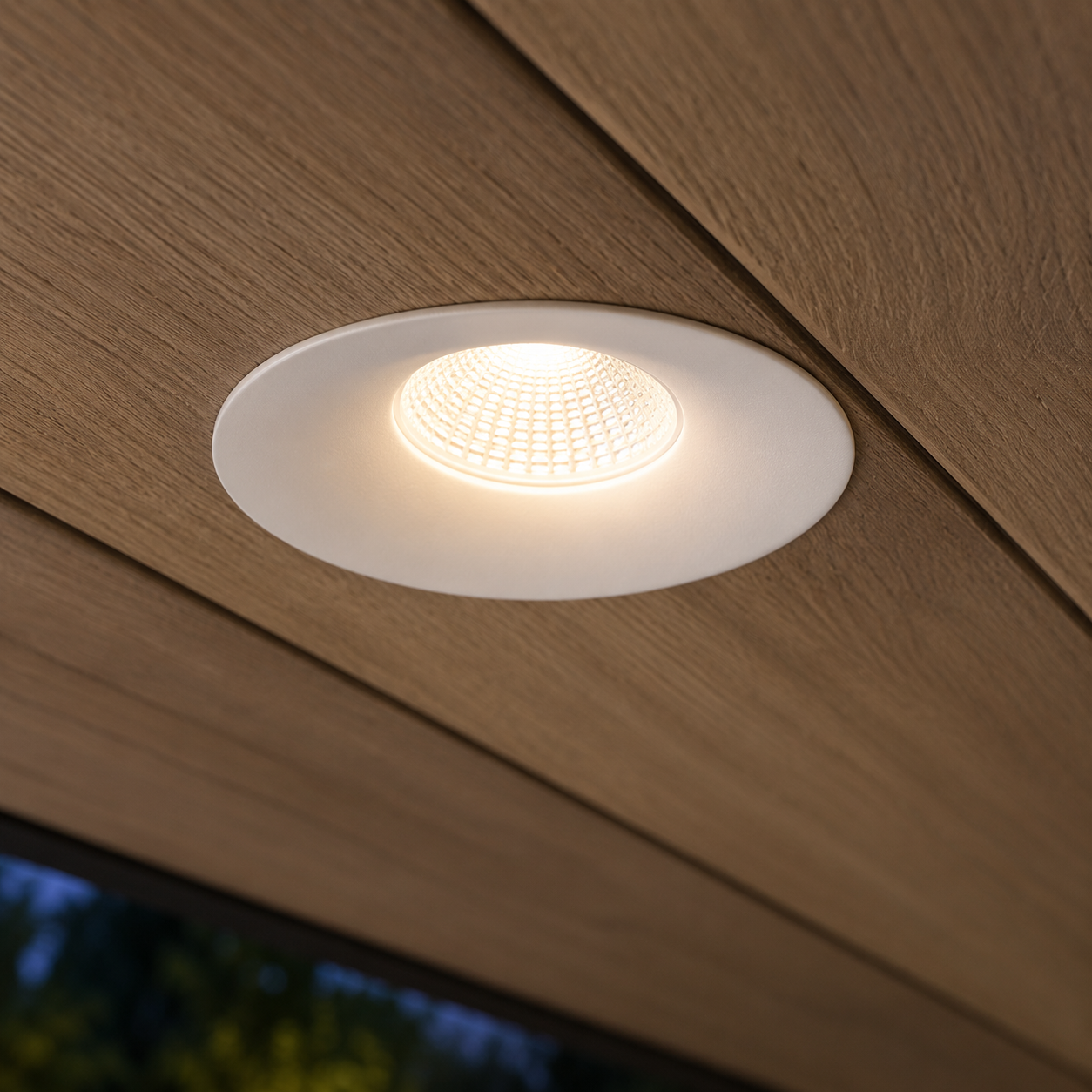 Lyora Witte inbouwspotBlade Ø 8,5cm - 108942