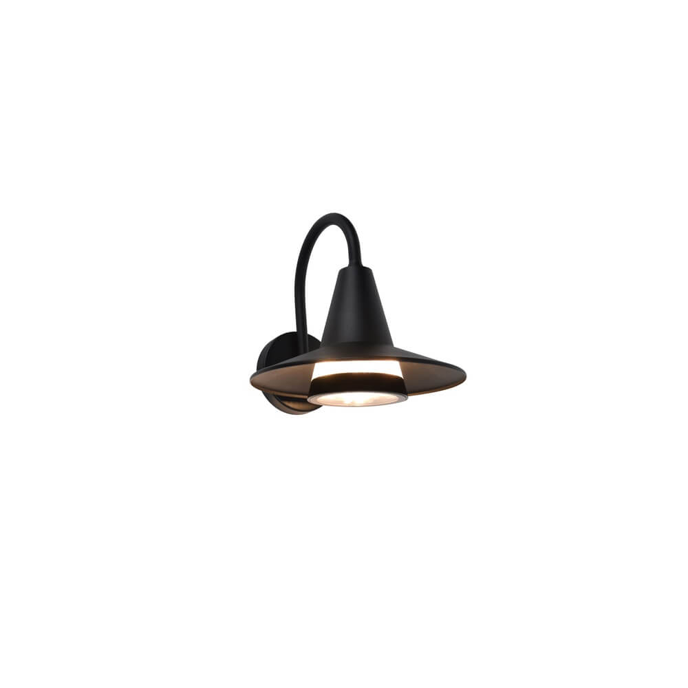 Lutec Zwarte led buitenlamp Swan - 5213901012