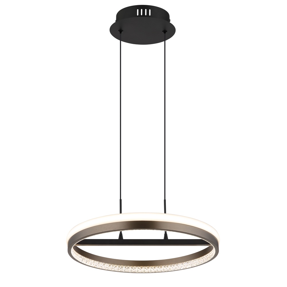 Globo Design hanglamp Della zwart - 67179H
