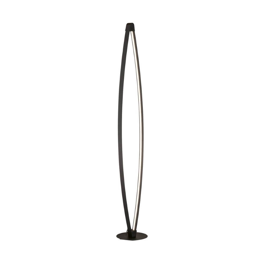 Fischer & Honsel VloerlampFenga zwart - 40503