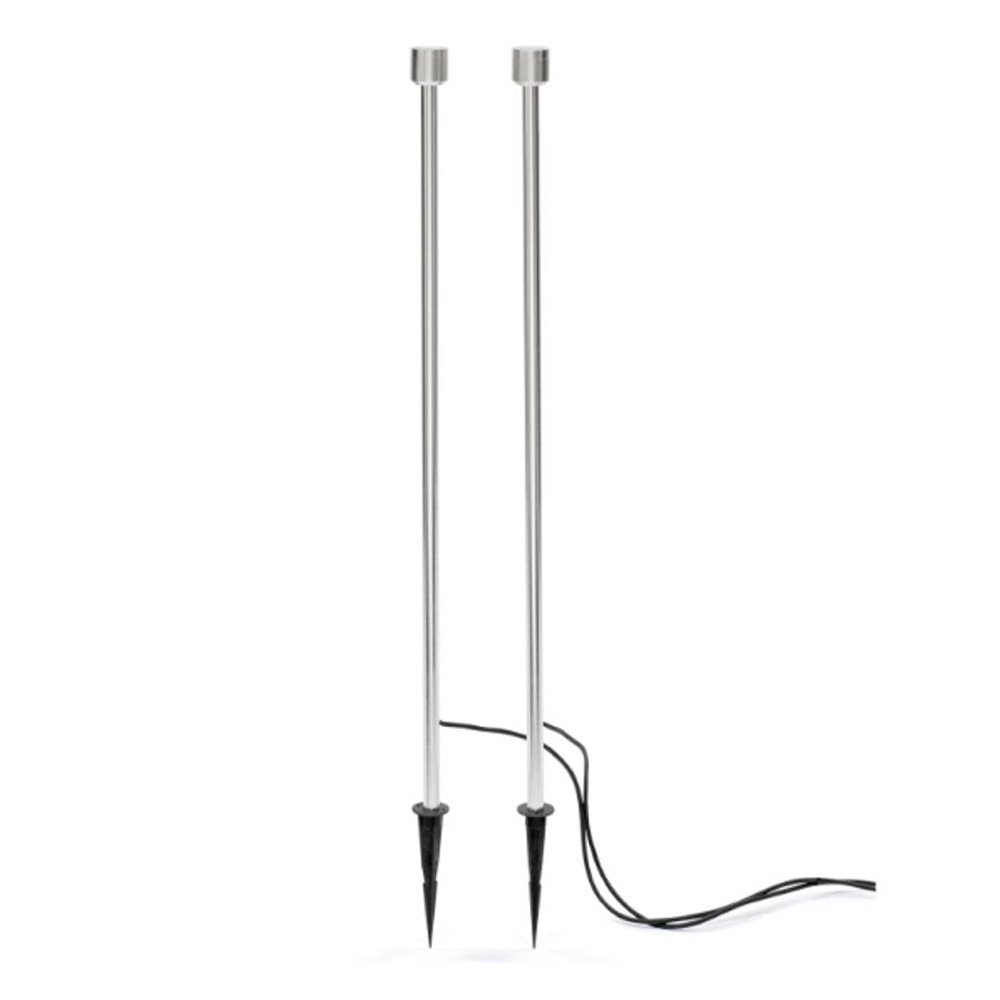 KonstSmide Tuinspot Monza Uplight 107cm metaalgrijs - 7965-000