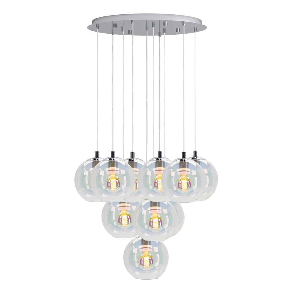 Eglo Hanglamp Ariscani 2 10-lichts chroom - 901922