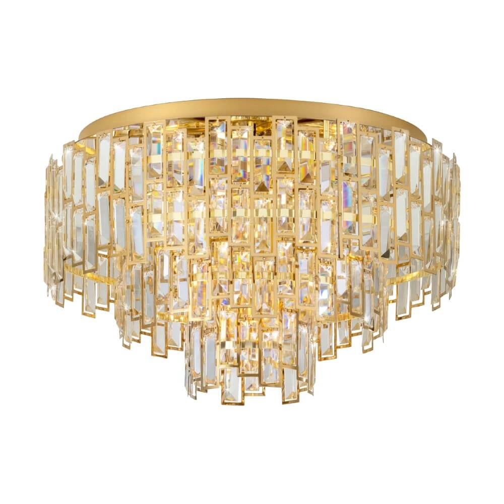 Stars of Light Ø 63cm plafond kroonluchter Calmeilles goud - 39611