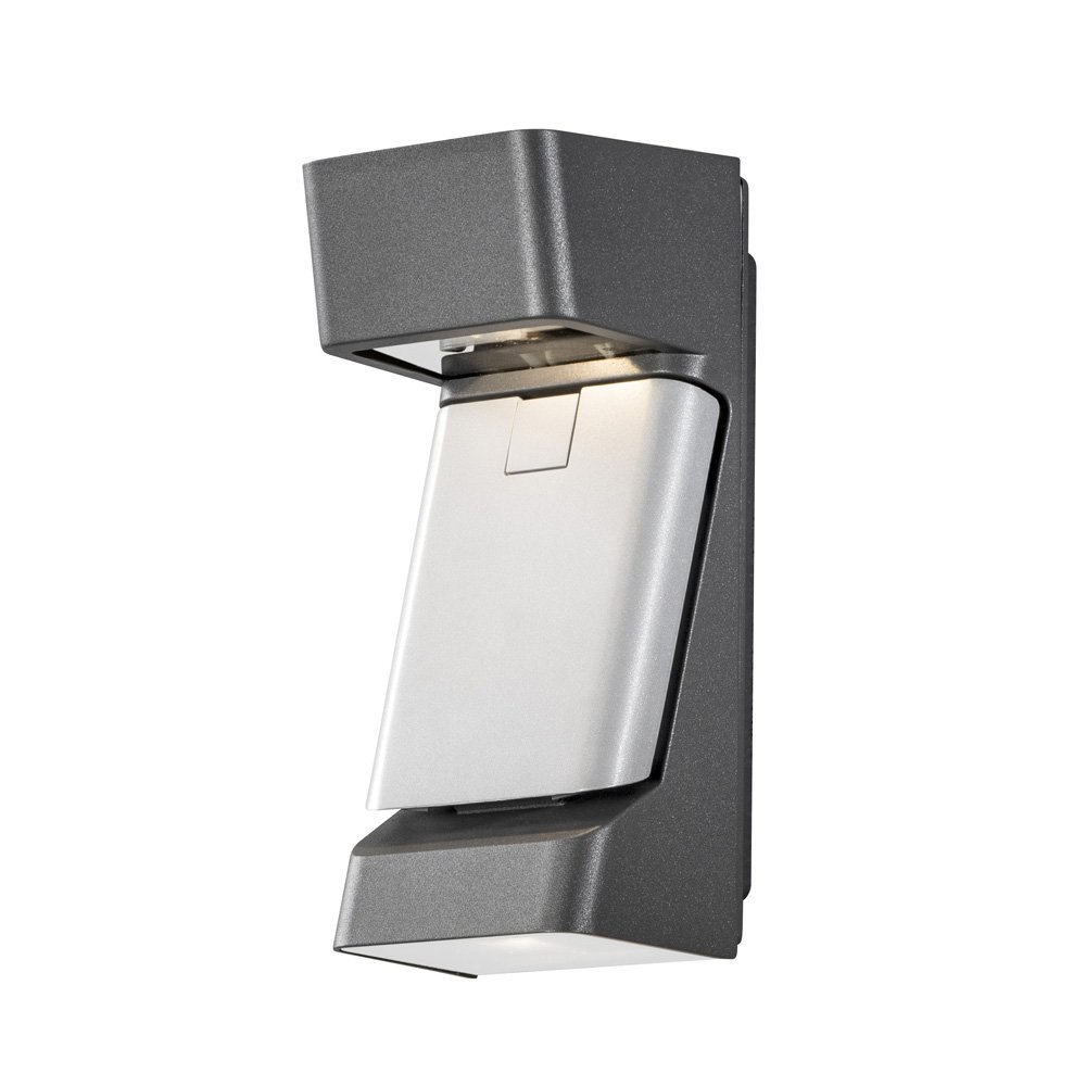 KonstSmide Huisnummer lamp Ravenna Adress antraciet met grijs - 7976-370