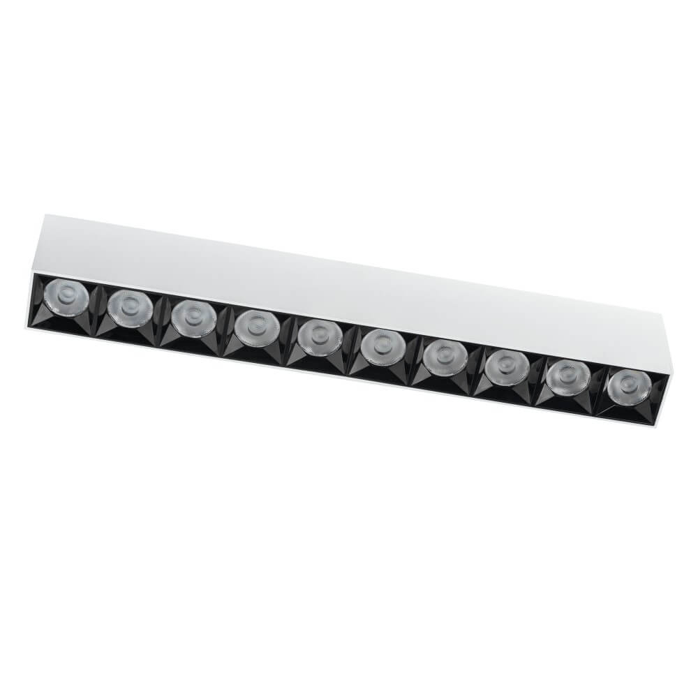 Lyora Witte opbouwspotMidi Led 10x1 leds - 3000K - 10050