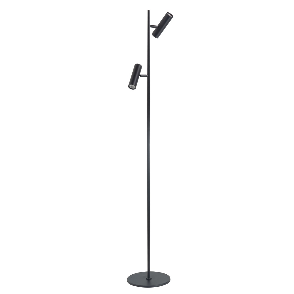 Highlight VloerlampTrend 2-lichts zwart - V4732.01