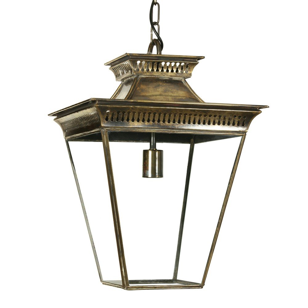 Limehouse Antieke hanglamp Pagoda M 1-lichts - gepolijst nikkel (N) - 492B