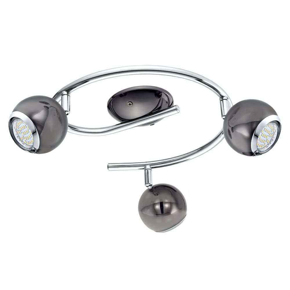Eglo Led plafondspotBimeda led 3-lichts nikkel zwart - 31007