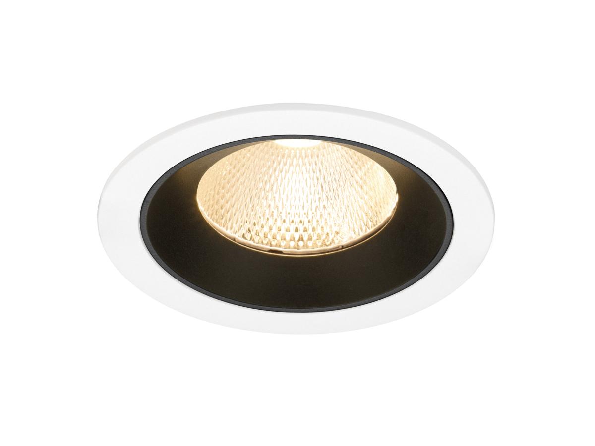 SLV InbouwspotNuminos L wit/zwart 2700K - 20gr - 1009765