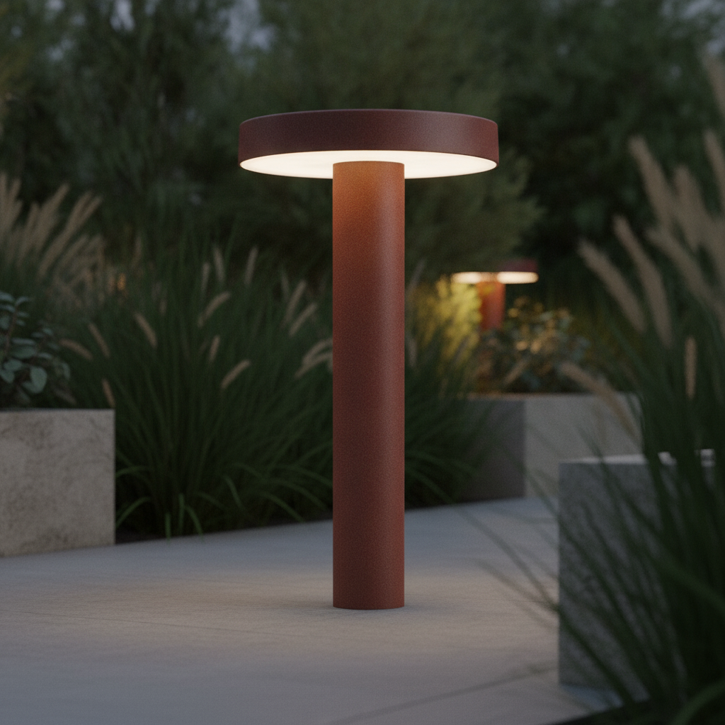Lyora TuinlampMood 20cm roestbruin - 108407