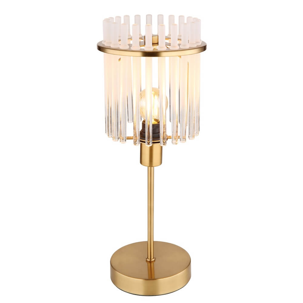 Globo Gouden tafellamp Gorley met glas Ø 15cm - 15698TM