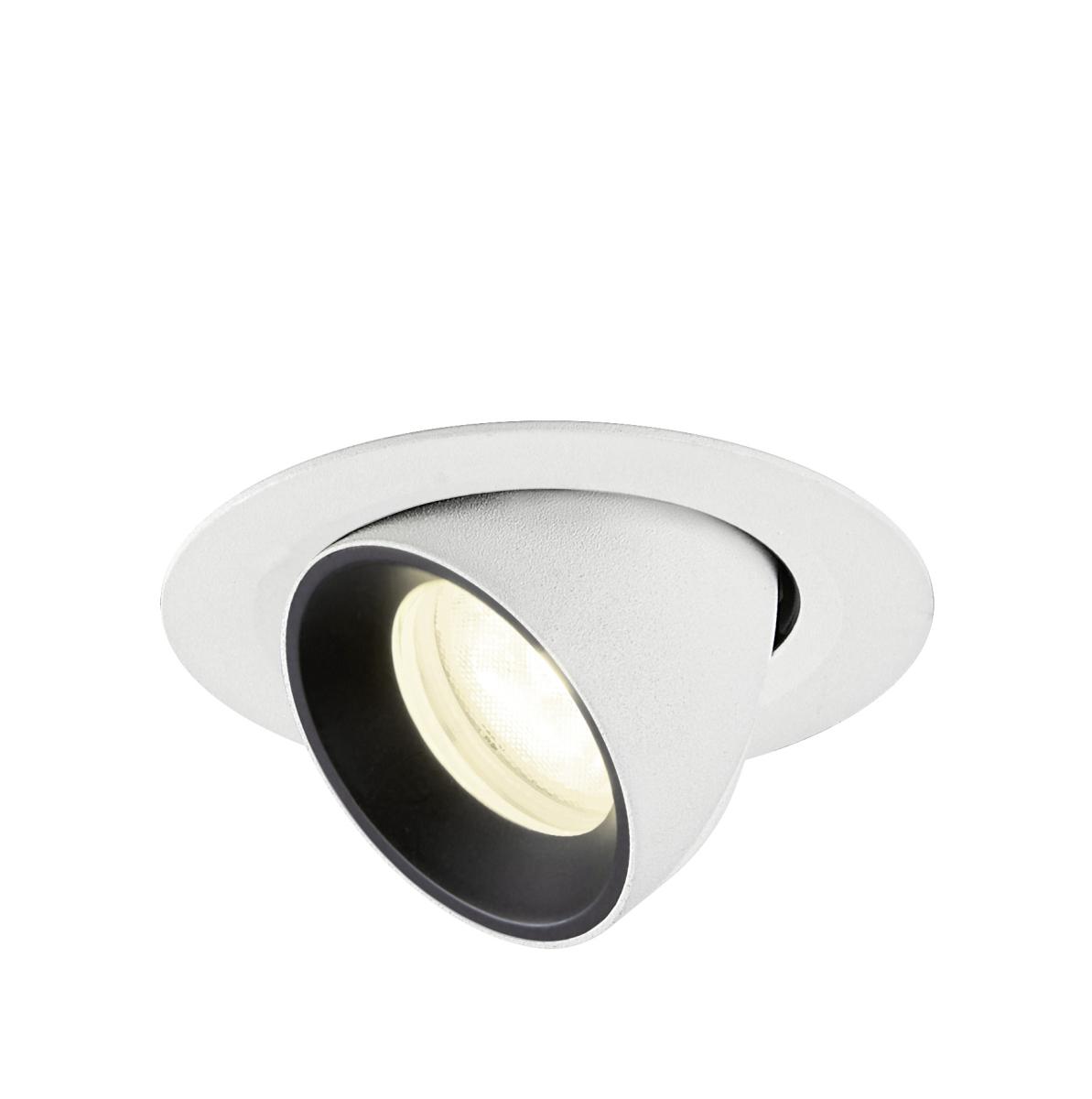 SLV InbouwspotNuminos Gimble XS wit/zwart 4000K - 55gr - 1010077