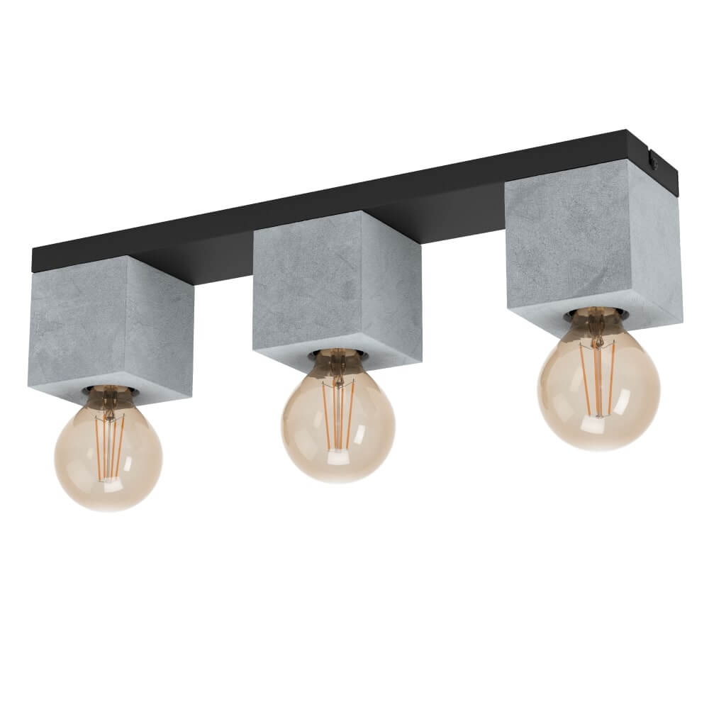 Eglo Betonlook plafondlamp Prestwick 3 - 43596