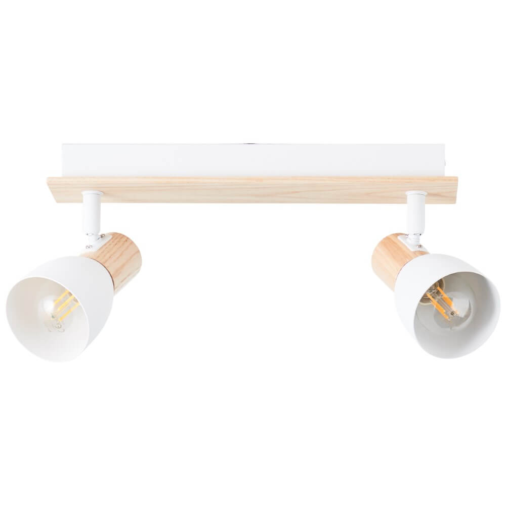 Brilliant Plafondlamp Daintree 2-lichts wit - 99711/75