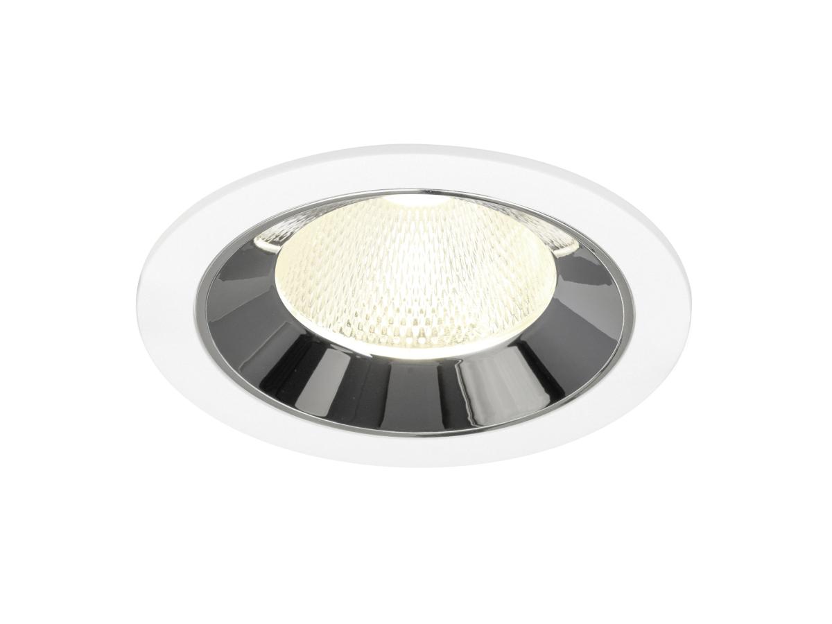SLV InbouwspotNuminos L wit/chroom 4000K - 20gr - 1009803